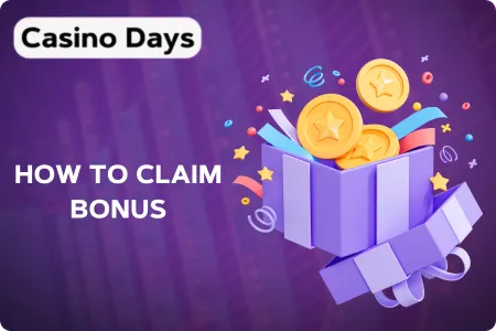 Step-by-step guide to claiming bonuses in the Casinodaysapk app